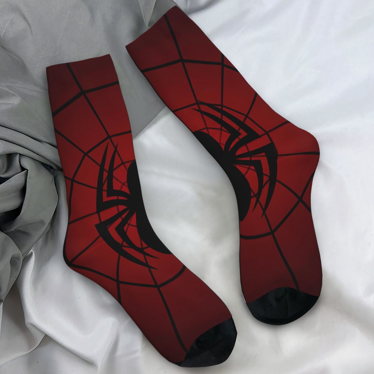 Outdoor Sport Hose - Kırmızı Örümcek Çorap Anime Karikatür Trendy