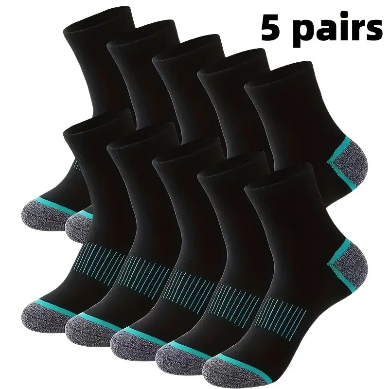 Outdoor Sport Hose - 5 Çift Erkek Premium Spor Çorapları
