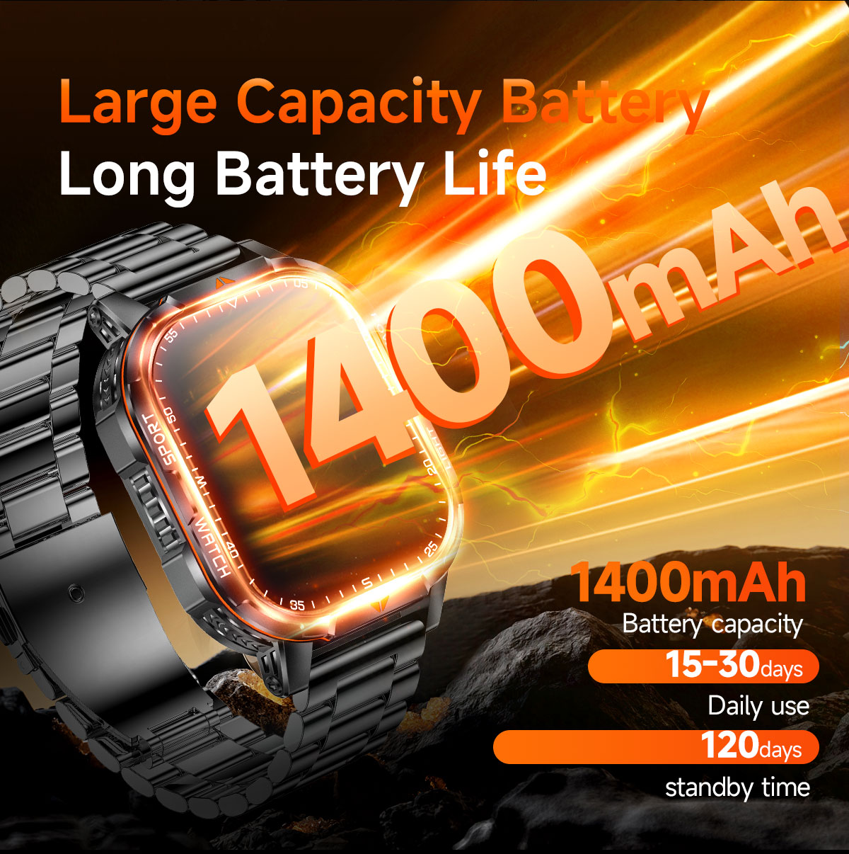 2026 Yeni 1400mAh Süper Büyük  - Outdoor Sport Day incelemesi ve fiyatı
