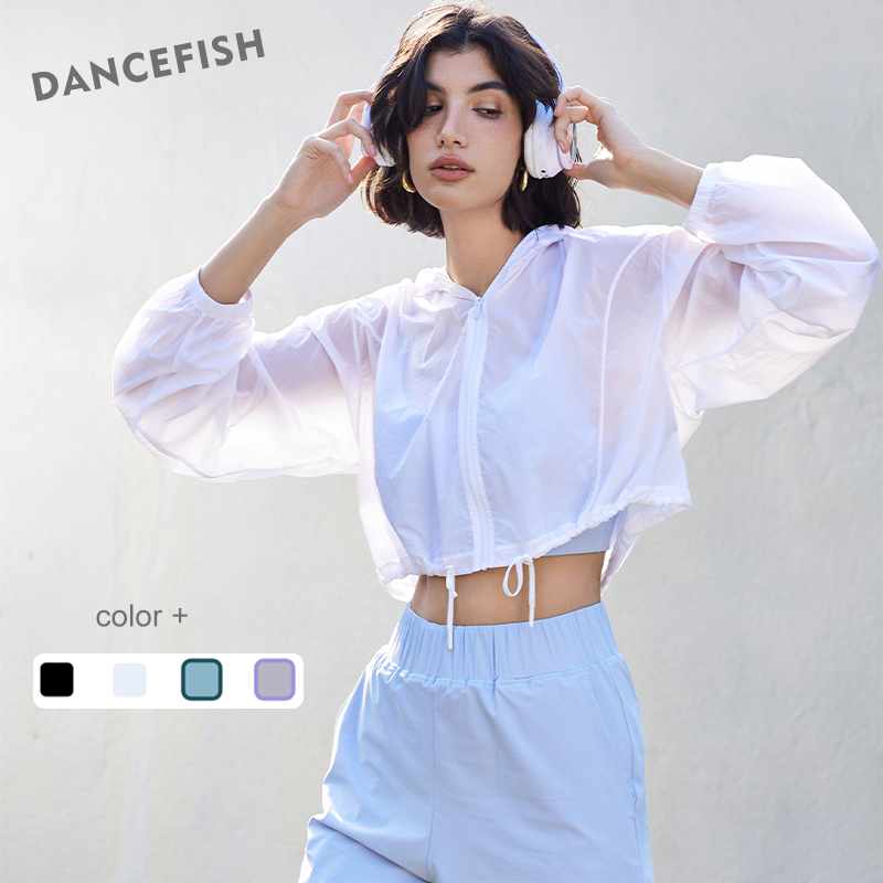 DANCEFISH yeni hafif Yoga ceke - Outdoor Sport Jacket Women'S incelemesi ve fiyatı